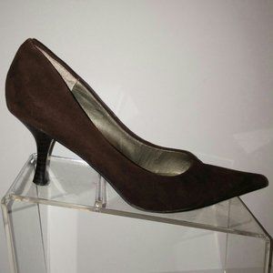 Nine West 6 Mooney Women's Pumps Suede Pointy Toe